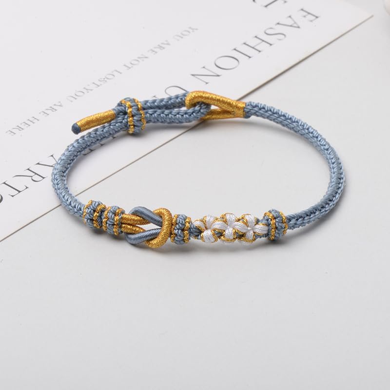 DivaGlamz To My Granddaughter-Infinity Forever Love Heart Bracelet, Natural Emperor Stone Double Layer Purple Beaded Woven Wrap Bracelets Adjustable Mind Peace Gift Jewelry - Image 3